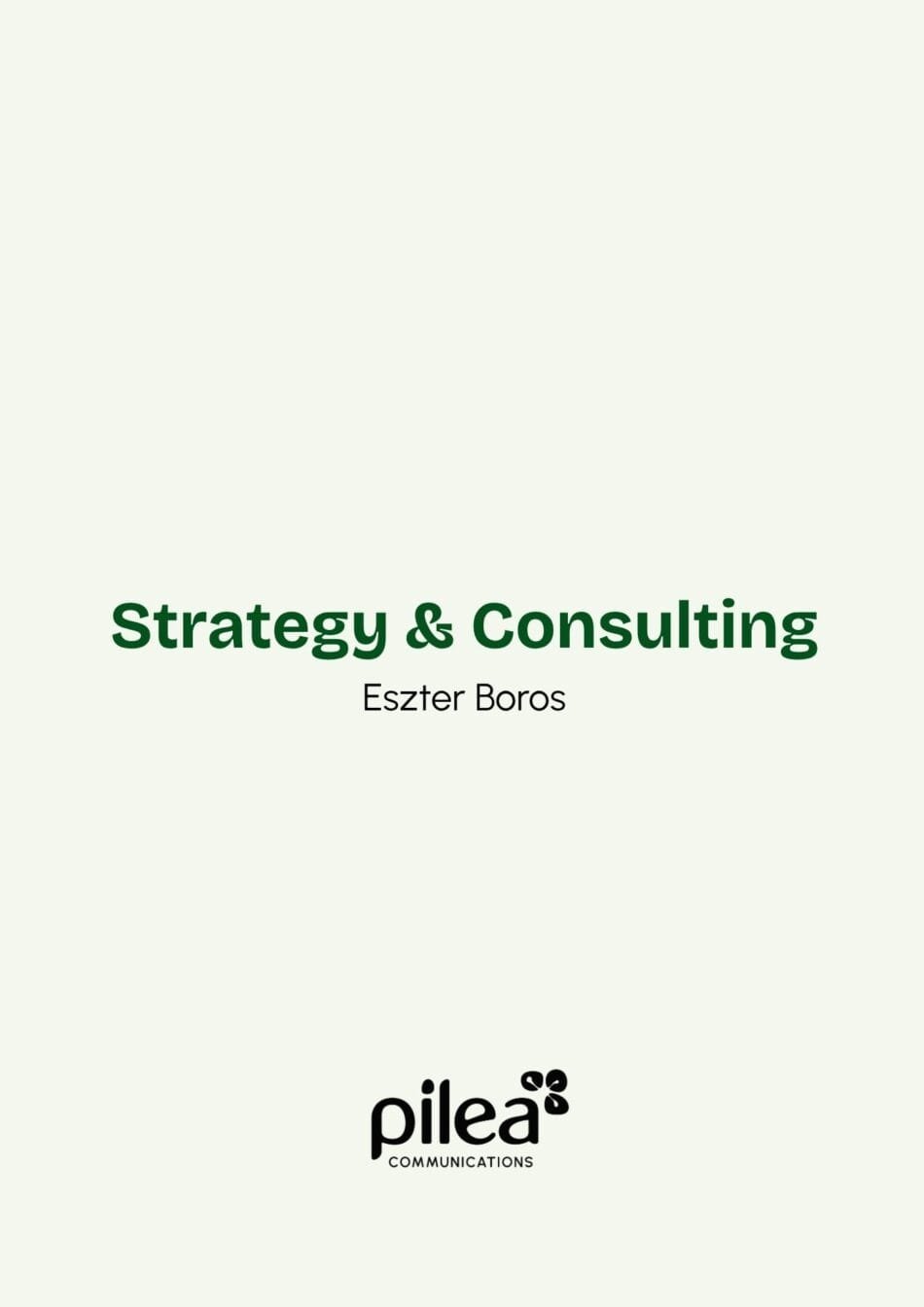 Eszter – communication consulting